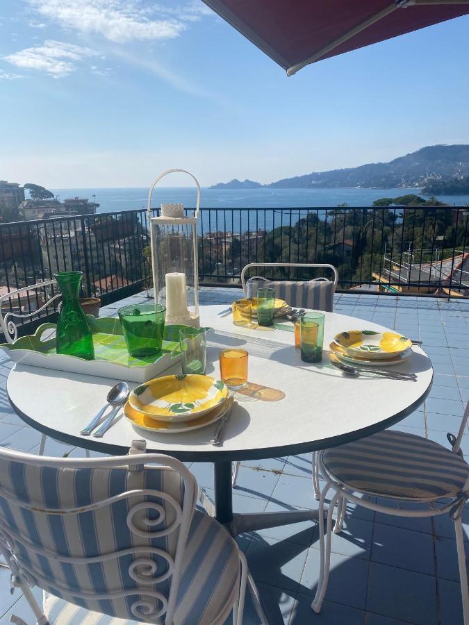 Grande Attico Con Vista Vicino Al Centro By Portofinovacanze Rapallo Exterior foto
