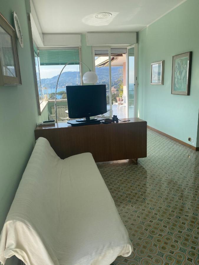 Grande Attico Con Vista Vicino Al Centro By Portofinovacanze Rapallo Exterior foto